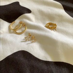 Gold Earrings Bundle